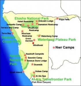 Namibia, NWR Campsites, Iwanowski's Reisen