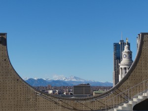 Denver vor den Rocky Mountains