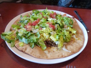 Indian Tacos im Pueblo Harvest Café