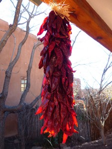 Rote Chilis in Las Cruces, New Mexico. iwanowski.blog