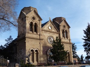 Saint Francis Cathedral in Sana Fe New Mexico. iwanowski.blog